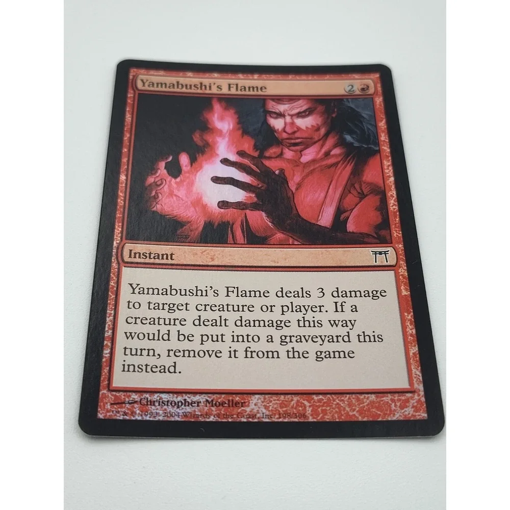 MTG FOIL Yamabushi's Flame #198 Champions Kamigawa '04 Magic Gathering BG1WA1967